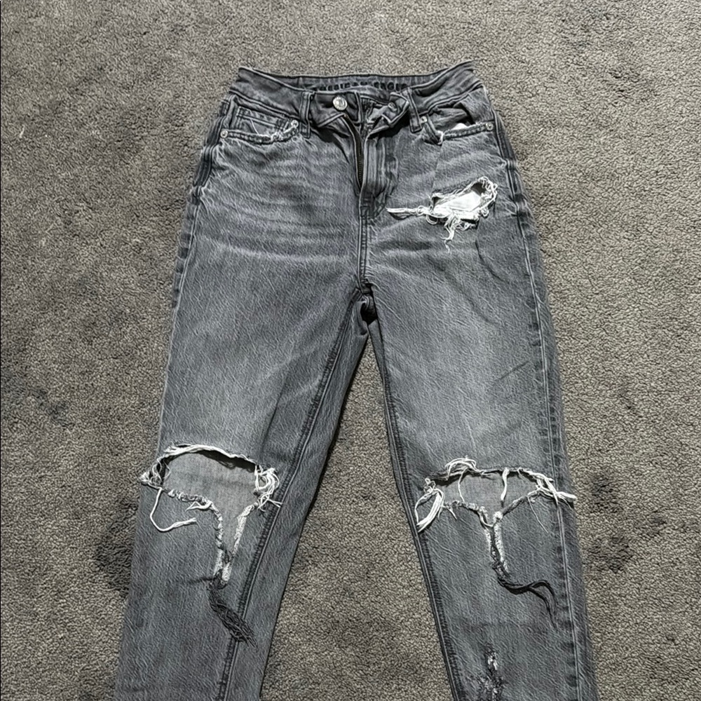 American Eagle Distressed Gray Women's Jeans